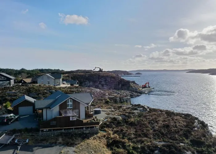 Fjordcabin Panoramic View Near Bergen 3 Sleepingroom Ferienhaus *